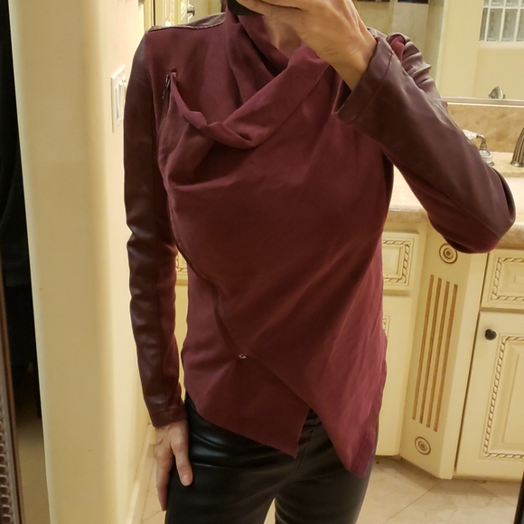 [BLANKNYC] faux leather & cotton jacket, XS - Picture 5 of 16